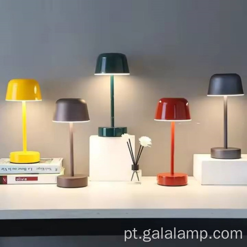 Lâmpada de mesa USB sem fio para decoração de casa moderna